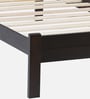 Akako Solid Wood Single Bed in Warm Chestnut Finish
