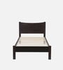 Akako Solid Wood Single Bed in Warm Chestnut Finish