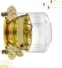 Akhand Jyot Diya with Wick Lifting Lever Brass Oil Lamp (Golden)