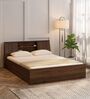 Akihiko Queen Size Bed in Walnut Finish