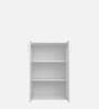 Akiko Bookcase with Glass Doors in White Finish