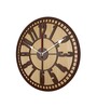 Akila Engineered Wood Brown Wall Clock