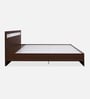 Akin Queen Size Bed in Walnut Finish