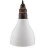 Akina White Metal Hanging Light