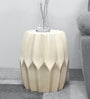 Akira End Table in Cream Colour