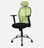 Akira High Back Breathable Mesh Ergonomic Chair with Adjustable Lumbar Support in Green Color