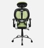 Akira High Back Breathable Mesh Ergonomic Chair with Adjustable Lumbar Support in Green Color