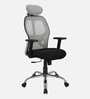 Akira High Back Breathable Mesh Ergonomic Chair with Adjustable Lumbar Support in Grey Color