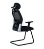 Akira High Back Visitor Chair in Black Colour