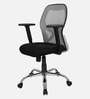 Akira Mid  Back Breathable Mesh Ergonomic Chair with Adjustable Lumbar Support in Grey Color