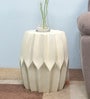 Akira End Table in Cream Colour