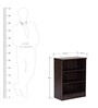 Akira Book Shelf in Wenge Finish