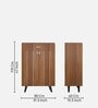 Akiyama Shoe Cabinet In Leon Teak Finish