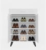 Akiyama Shoe Cabinet In White Finish