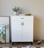 Akiyama Shoe Cabinet In White Finish