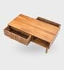 Aks Storage Centre Table In Solid Wood Finish