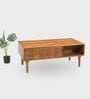 Aks Storage Centre Table In Solid Wood Finish
