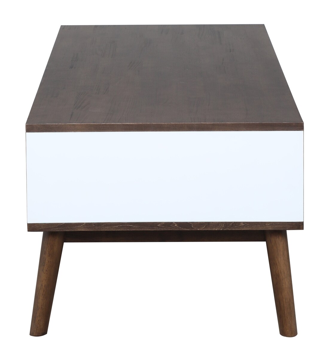 Buy Alameda Coffee Table in Walnut and White Finish by CasaCraft Online