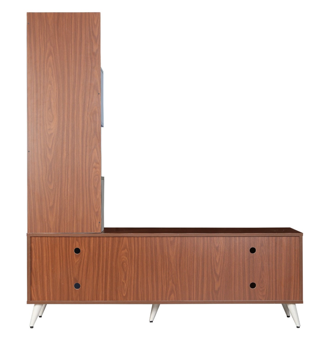Buy Alaska TV Unit in Walnut Finish by Home Wud Online TV Units TV