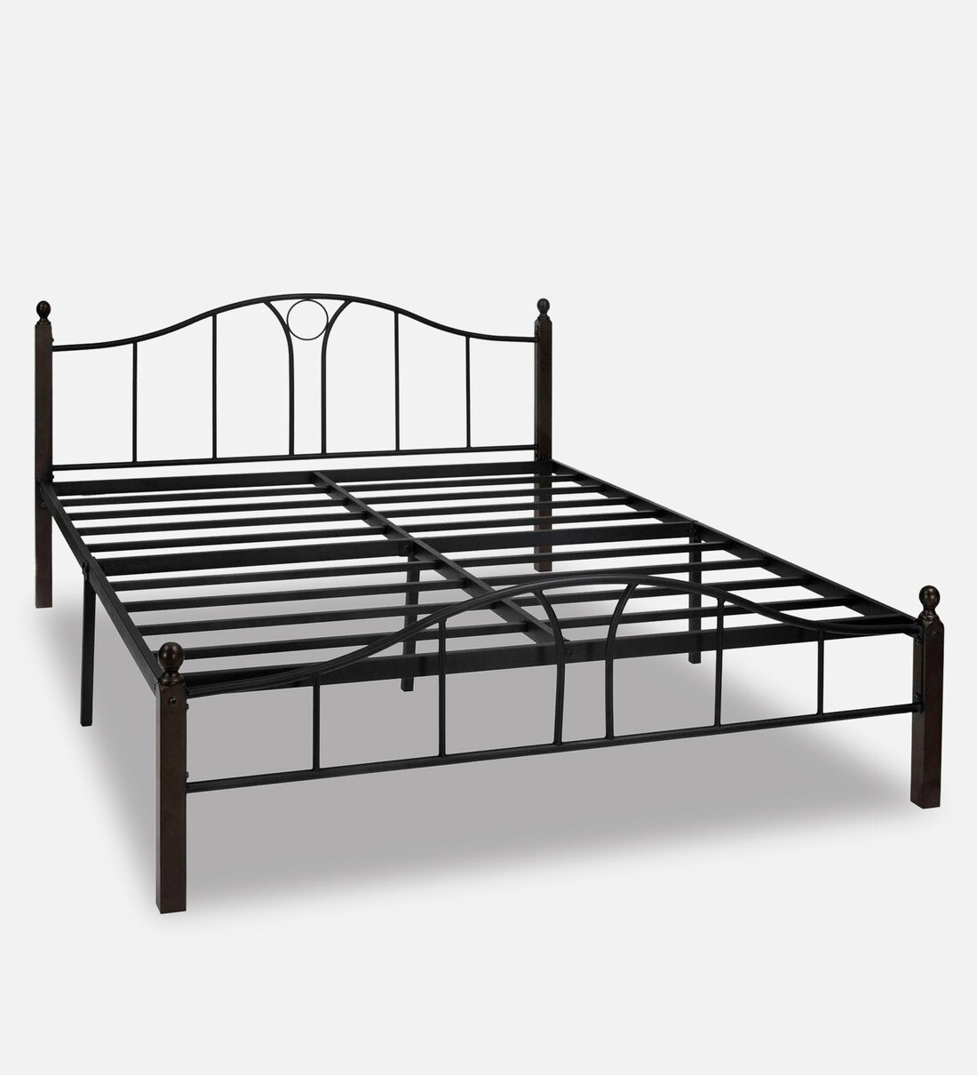 queen size metal cot
