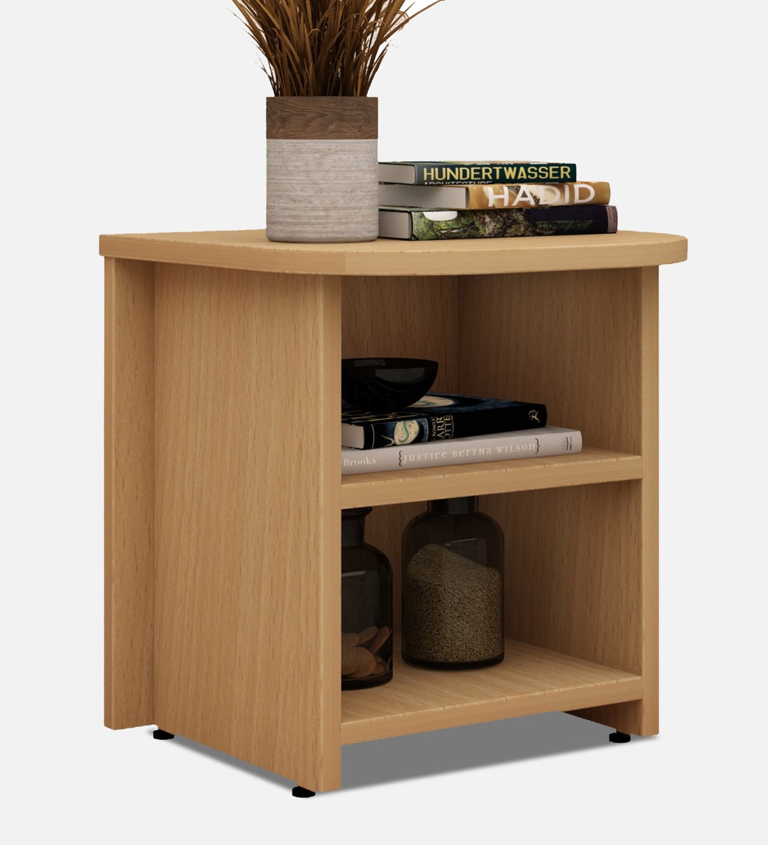 beech coloured bedside cabinets