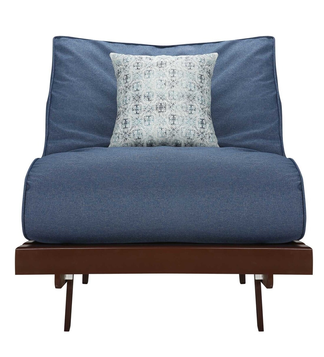 Buy Single Futon in Blue Colour with Mattress Online Futons Futons