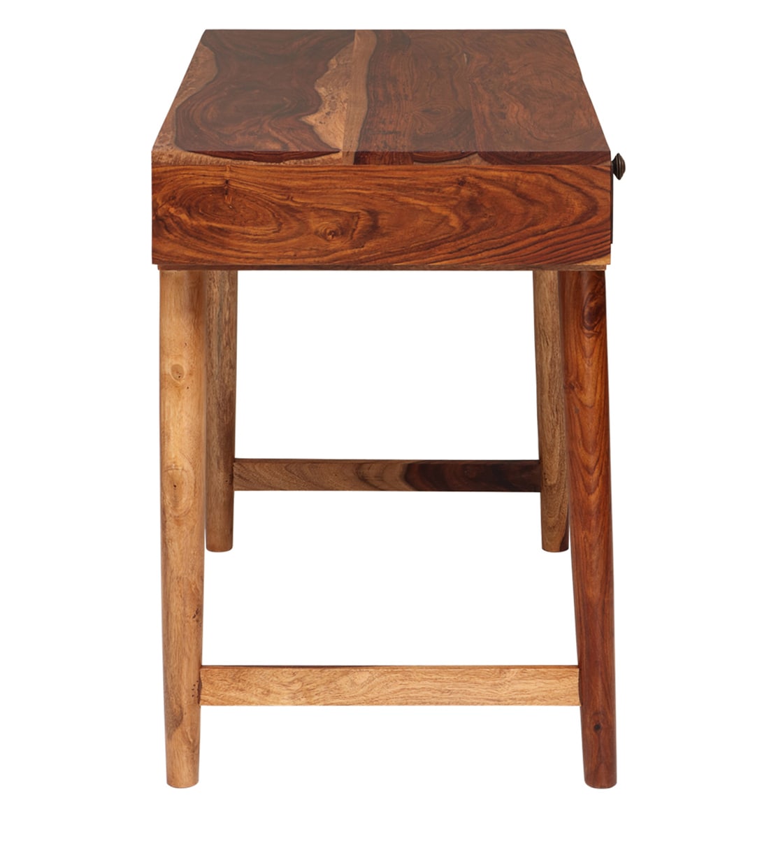 Buy Alexis Study Table in Walnut Finish by Evok Online MidCentury