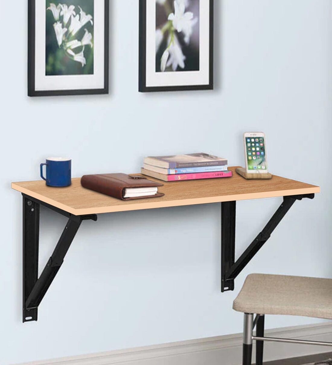 Wall mounted deals foldable laptop table