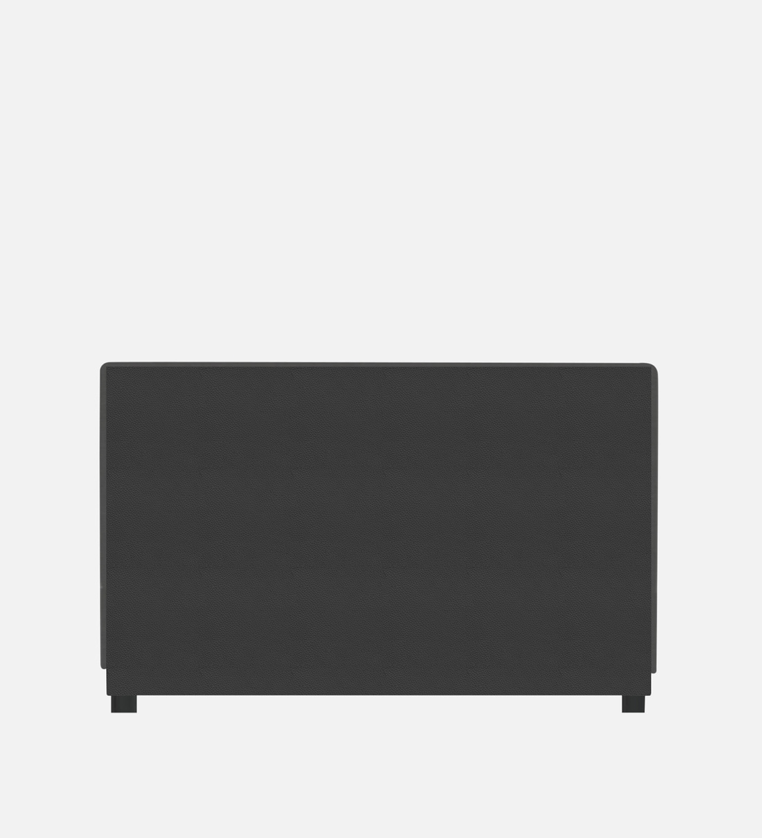 Buy Alisha Leatherette Upholstered King Size Bed In Davy Grey Colour By