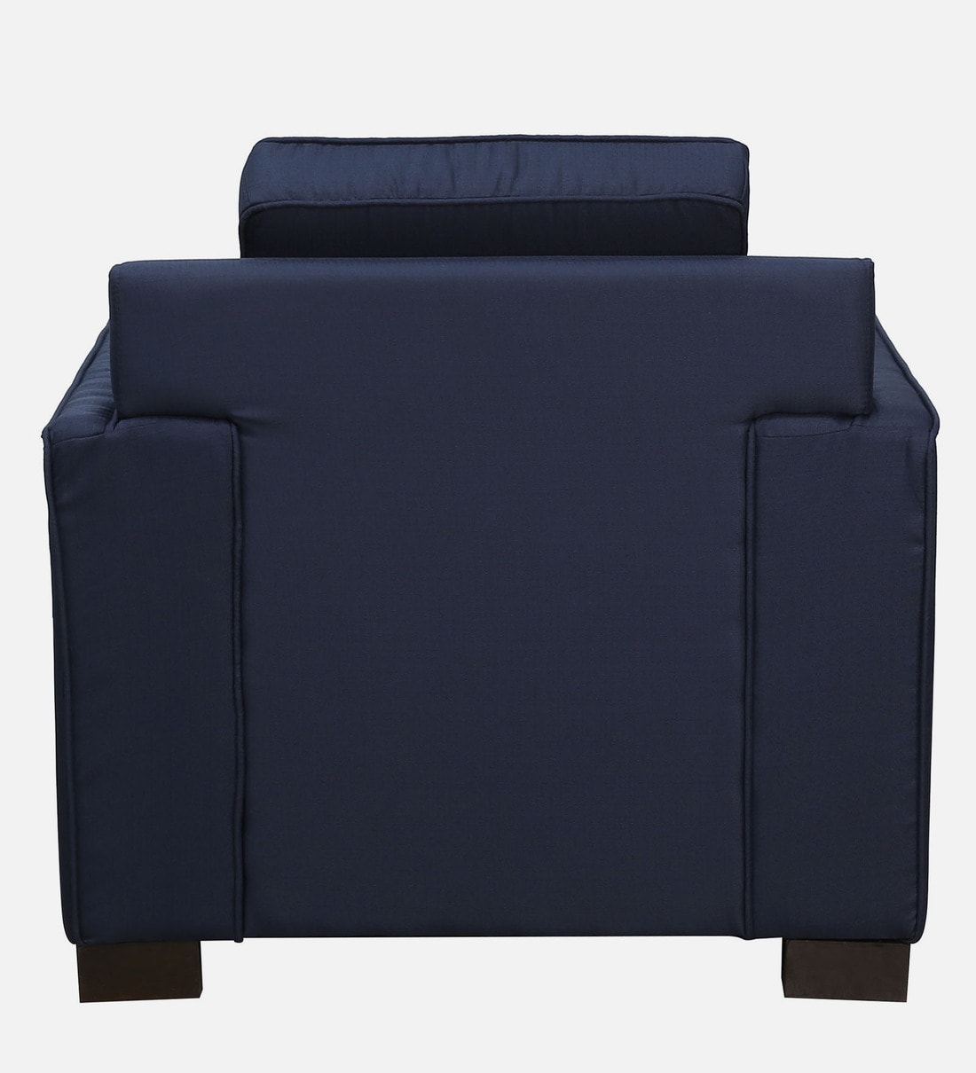 Buy Alisia Fabric 1 Seater Sofa In Navy Blue Colour at 60% OFF by