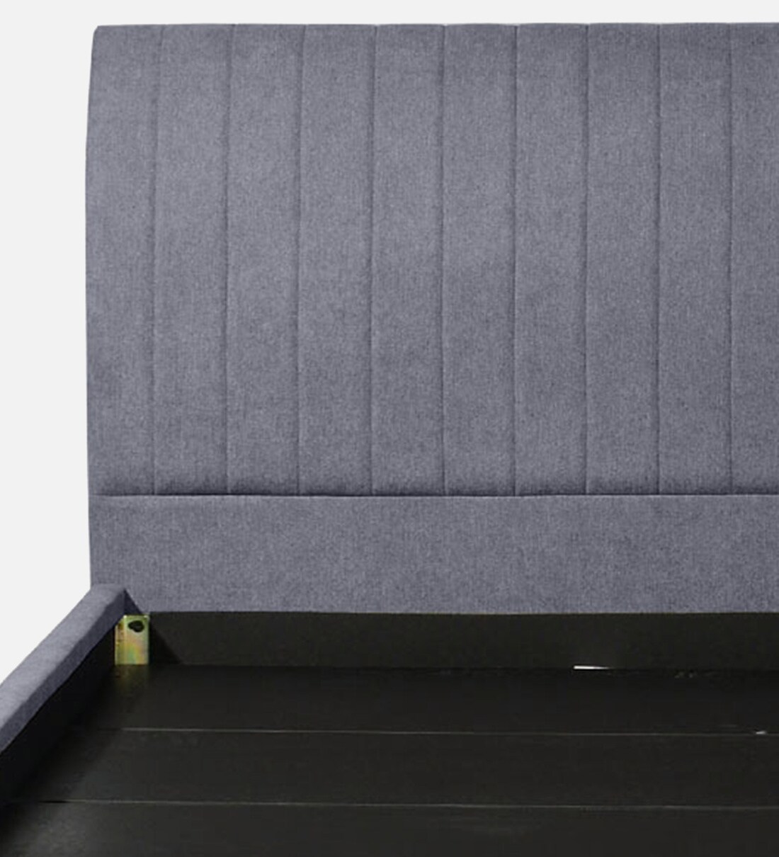 Buy Alonso Upholstered Queen Size Bed In Dark Grey Colour Online