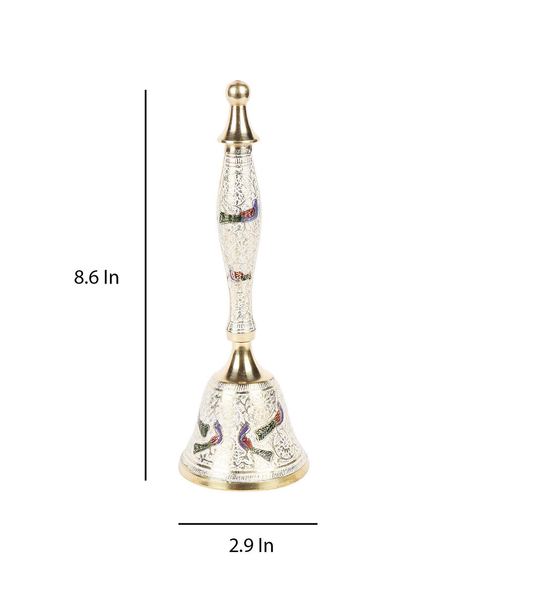 Buy Aluminium Mandir Bell By Rishan Lifestyle Online Bells Bells