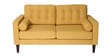 Alaine Fabric 2 Seater Sofa In Camel Yellow Colour