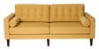 Alaine Fabric 3 Seater Sofa In Camel Yellow Colour