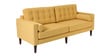Alaine Fabric 3 Seater Sofa In Camel Yellow Colour