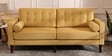 Alaine Fabric 3 Seater Sofa In Camel Yellow Colour