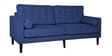 Alaine Fabric 3 Seater Sofa In Navy Blue Colour