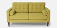 Alaine Fabric 2 Seater Sofa In Olive Green Colour