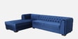 Arlo Velvet RHS Sectional Sofa (3 + Lounger) In Royal Blue Colour