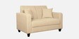 Alba Fabric 2 Seater Sofa In Beige Colour