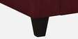 Alba Fabric 2 Seater Sofa In Garnet Red Colour