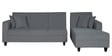 Alba Fabric LHS Sectional Sofa (3 + Lounger) in Ash Grey Colour