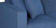 Alba Fabric LHS Sectional Sofa (3 + Lounger) in Denim Blue Colour