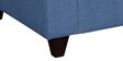 Alba Fabric LHS Sectional Sofa (3 + Lounger) in Denim Blue Colour