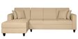 Alba Fabric RHS Sectional Sofa (3 + Lounger) in Beige Colour