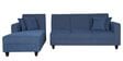 Alba Fabric RHS Sectional Sofa (3 + Lounger) in Denim Blue Colour
