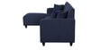 Alba Fabric RHS Sectional Sofa (3 + Lounger) in Navy Blue Colour