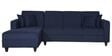 Alba Fabric RHS Sectional Sofa (3 + Lounger) in Navy Blue Colour