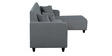 Alba LHS Sectional Sofa (3 + Lounger) in Ash Grey Colour