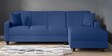 Alba LHS Sectional Sofa (3 + Lounger) in Denim Blue Colour